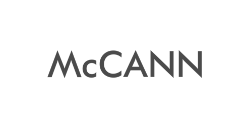 McCANN wordmark logo in black text on white background.