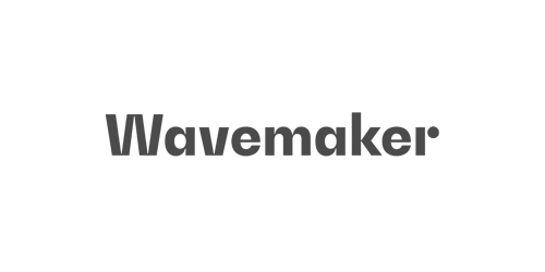 Wavemaker brand logo in black text on white background.