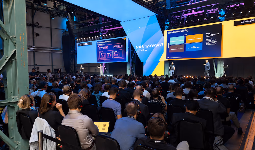 AWS Summit Zurich 2026 at Messe Zürich on 2 September 2026, where Trustsoft is a Platinum Sponsor at booth P02