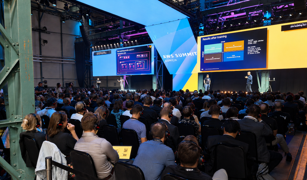 AWS Summit Zurich 2026 at Messe Zürich on 2 September 2026, where Trustsoft is a Platinum Sponsor at booth P02