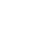 White simplified cloud icon on a black square background.