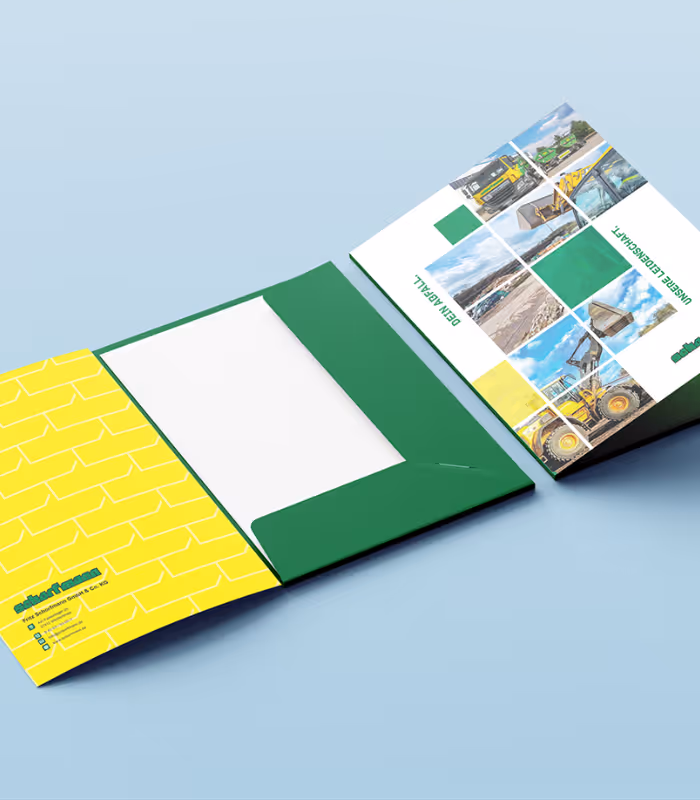 Schorfmann Entsorgung Mappe Design Printmedien KS Branding
