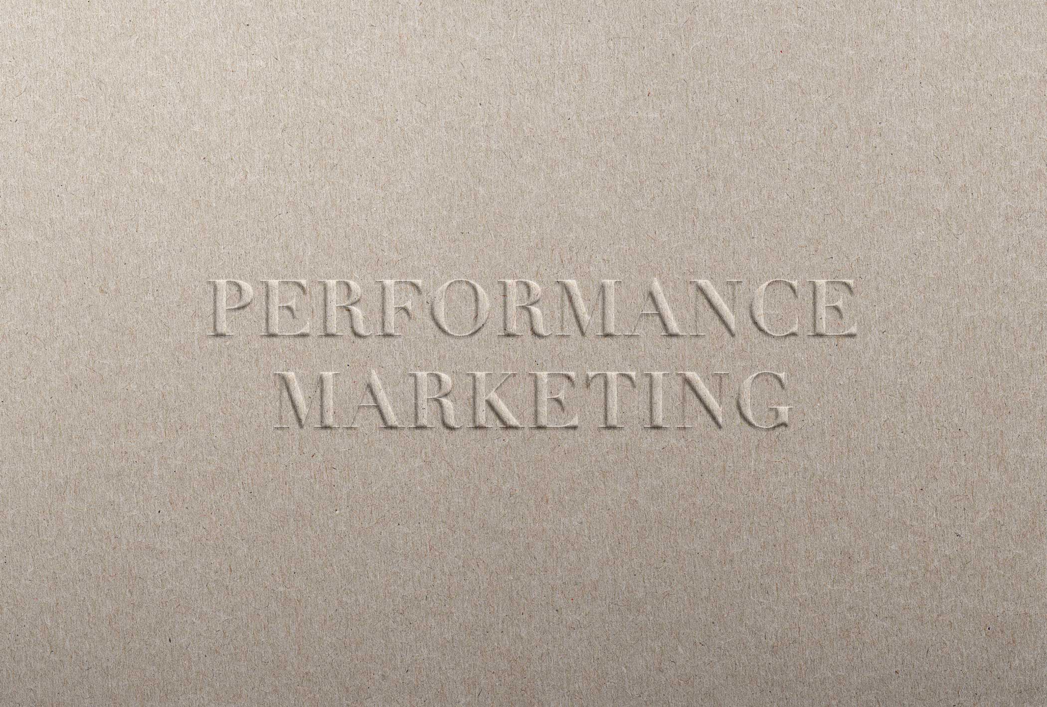 Performance Marketing