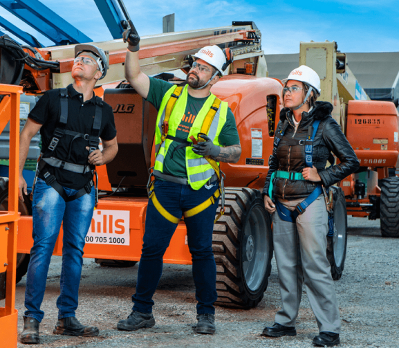 Treinamento de Plataforma Elevatória com a Mills