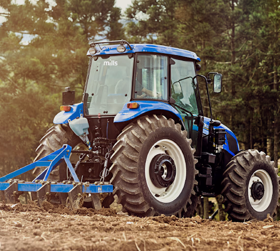Alugue trator agrícola com a Mills