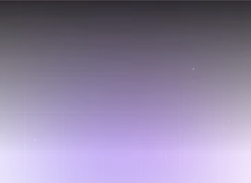 Gradient background transitioning from deep purple at the bottom to black at the top with scattered small white stars.