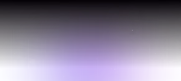 Night sky with a purple gradient at the bottom and scattered small white stars over a black background.