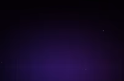 Dark purple night sky with scattered small bright stars and faint grid lines.