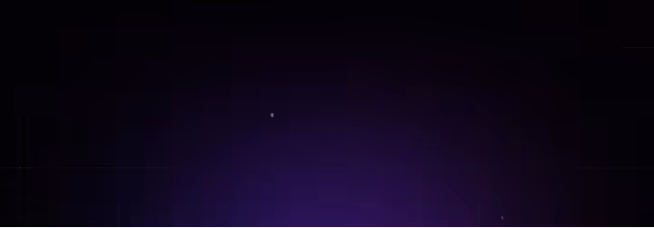 Dark purple gradient background with spaced small white dots resembling stars and faint grid lines.