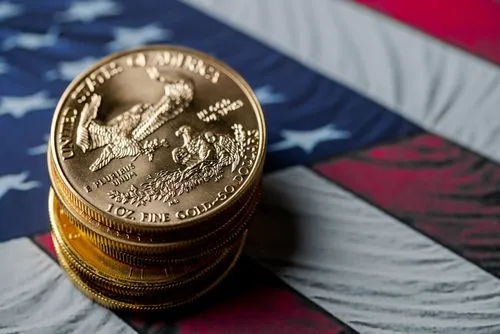 Gold American Eagle Coin Image