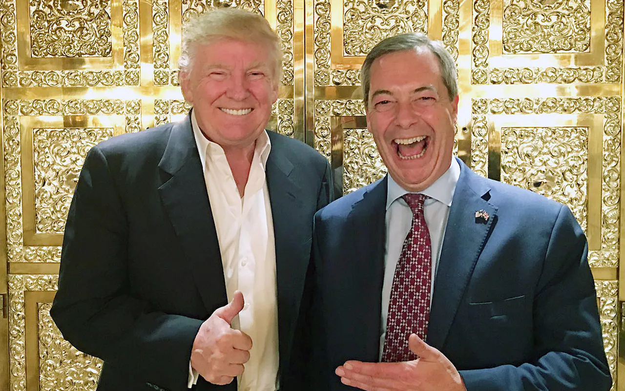 Nigel Farage and Trump