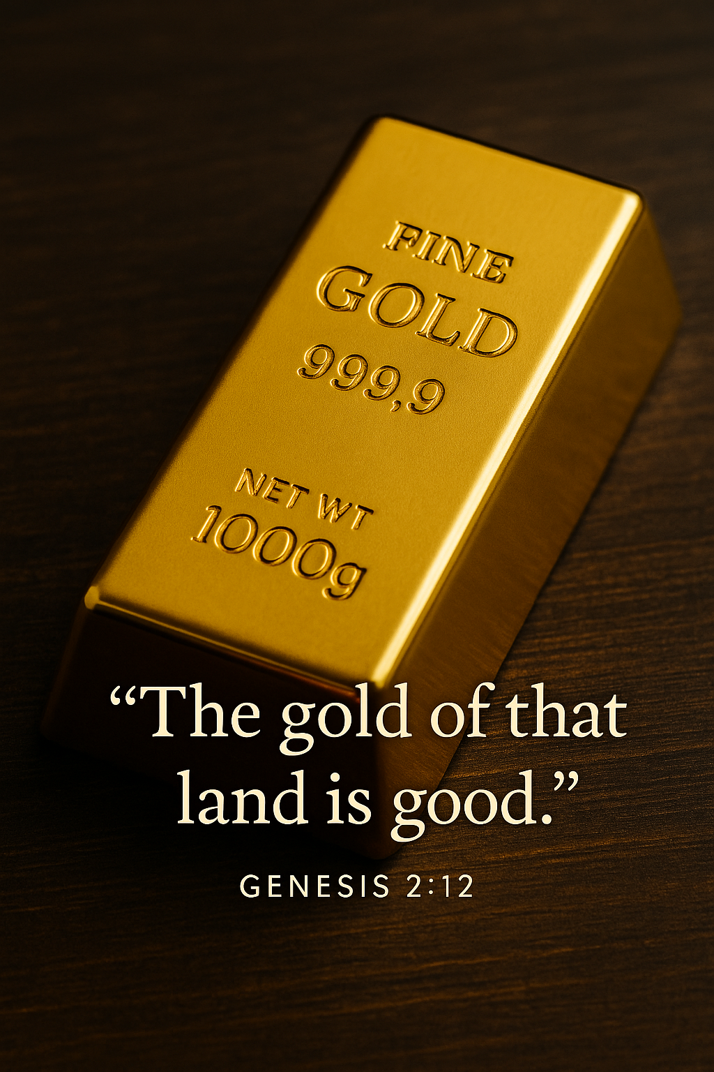 Why God Uses Gold: The Spiritual Case for Tangible Wealth