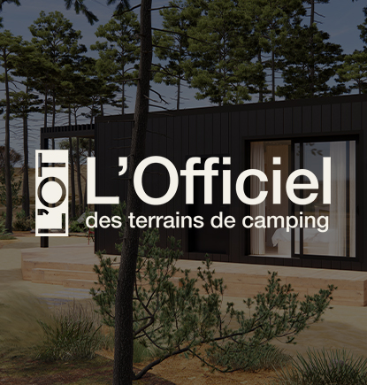 Couverture d’article L'Officiel des Terrains de camping mentionnant Bonjour Sauvage