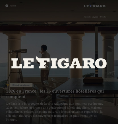 Couverture d’article Le Figaro mentionnant Bonjour Sauvage