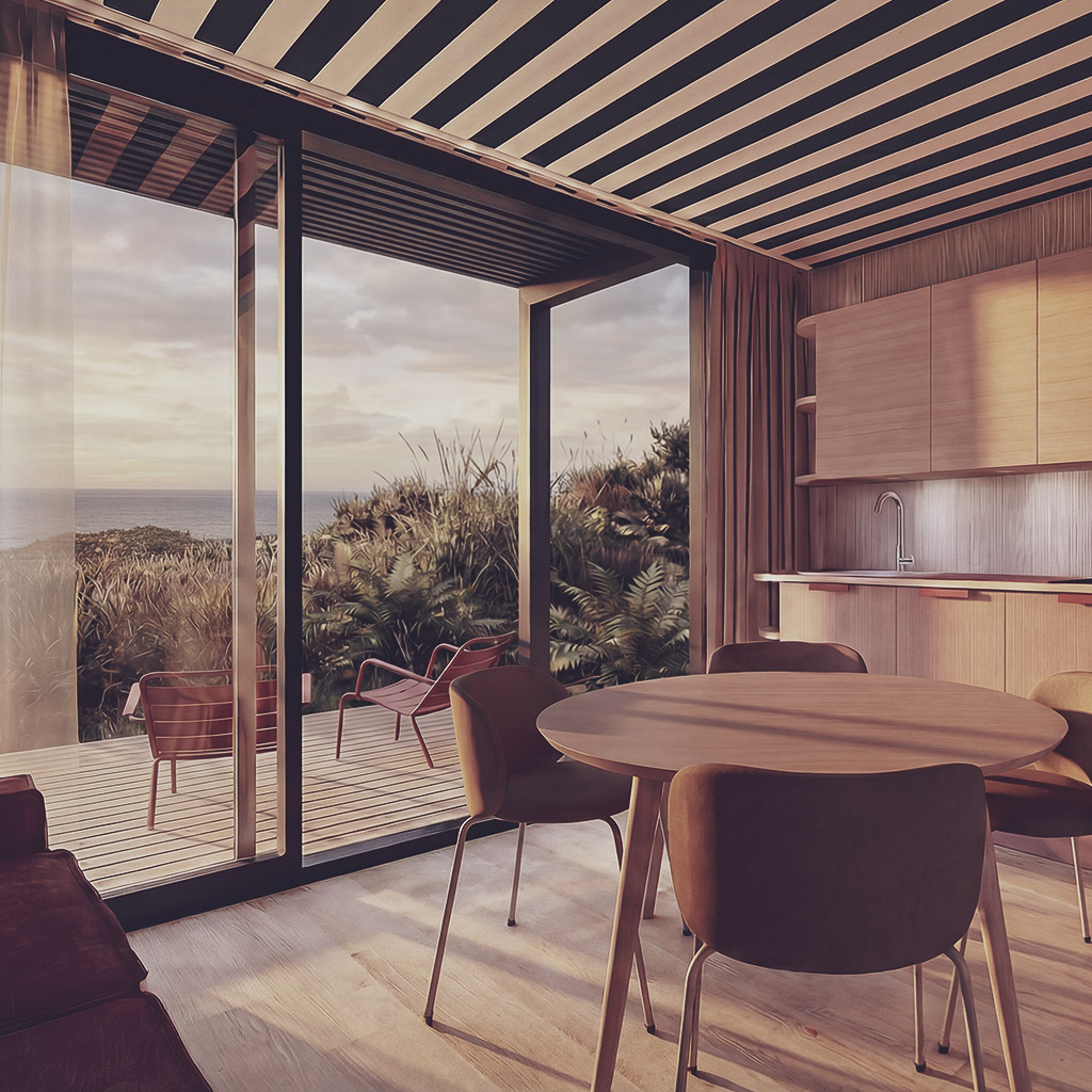 Terras van de accommodatie met uitzicht op de natuur in Saint-Jean-de-Luz