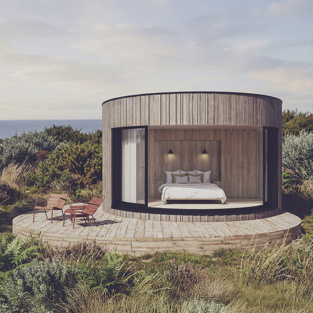 Natuuraccommodatie met uitzicht op de oceaan in Saint-Jean-de-Luz