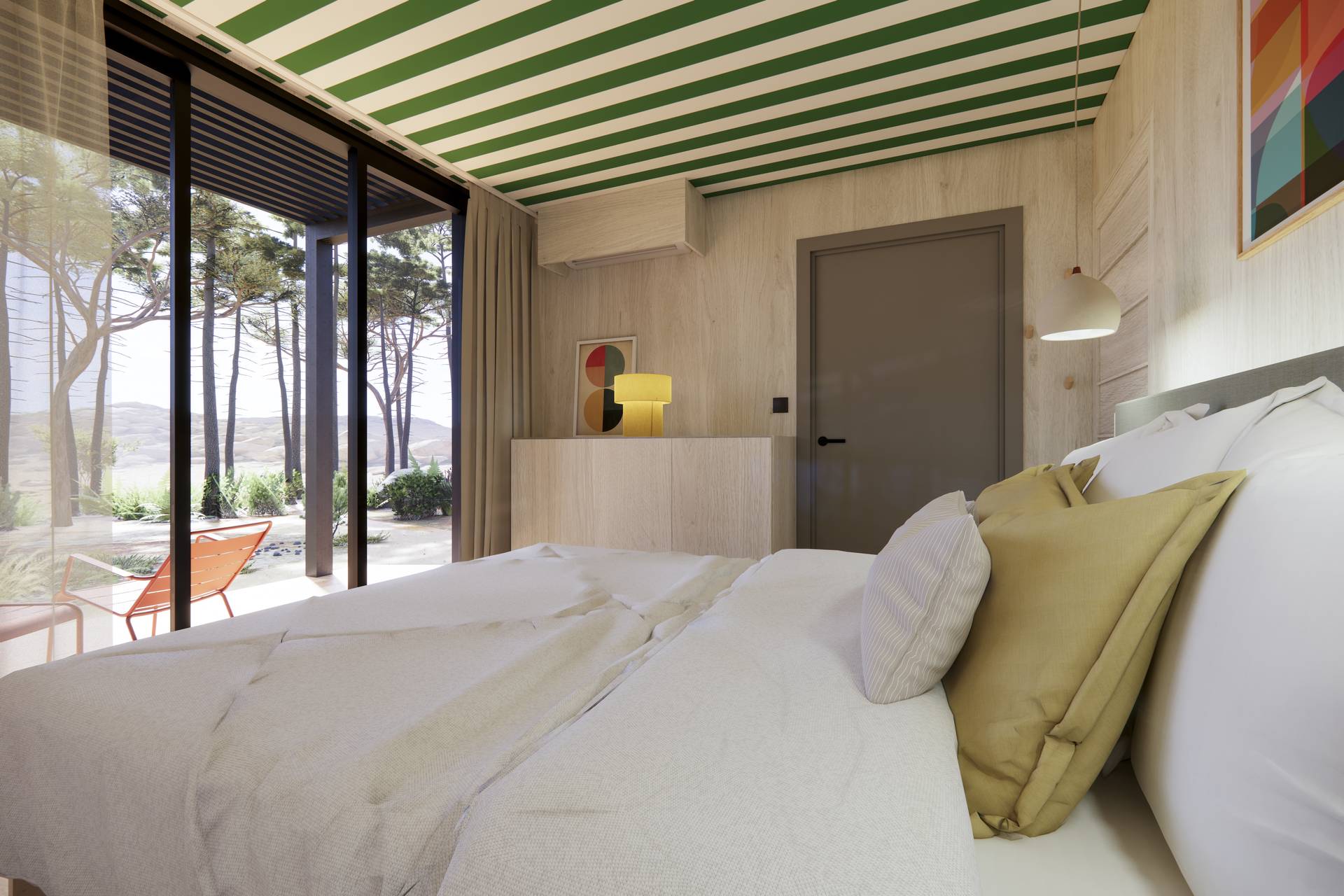 Compact en comfortabel capsule-interieur bij Bonjour Sauvage