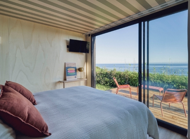 Studio mit Blick in die Natur in Saint-Jean-de-Luz