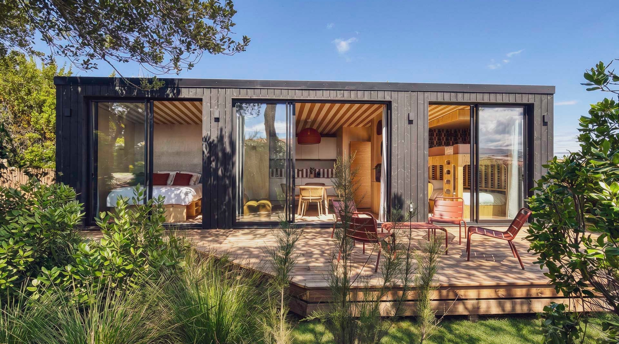 Mini Villa aan de Baskische kust in een natuurlijke omgeving