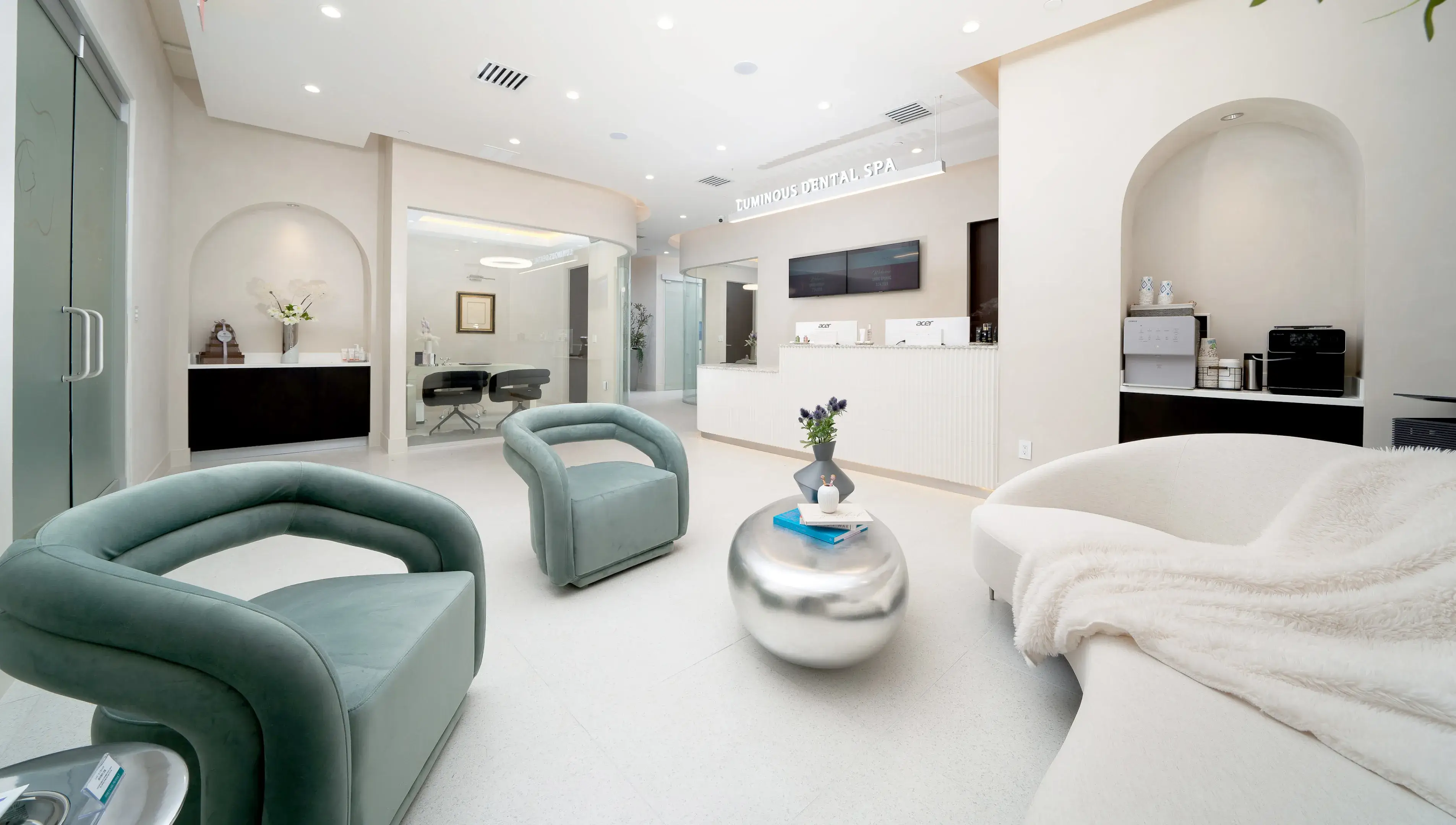 Luminous Dental Spa waiting area