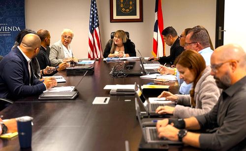 Ciary Pérez Peña, Julia Nazario Fuentes, Joel Osorio Chiclana y el equipo de trabajo de CDBG-DR/MIT.