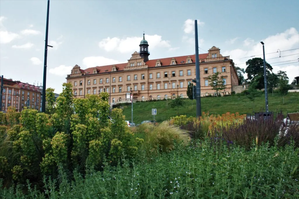 Neo-Renaissance Rangherka Castle in Vrsovice district.