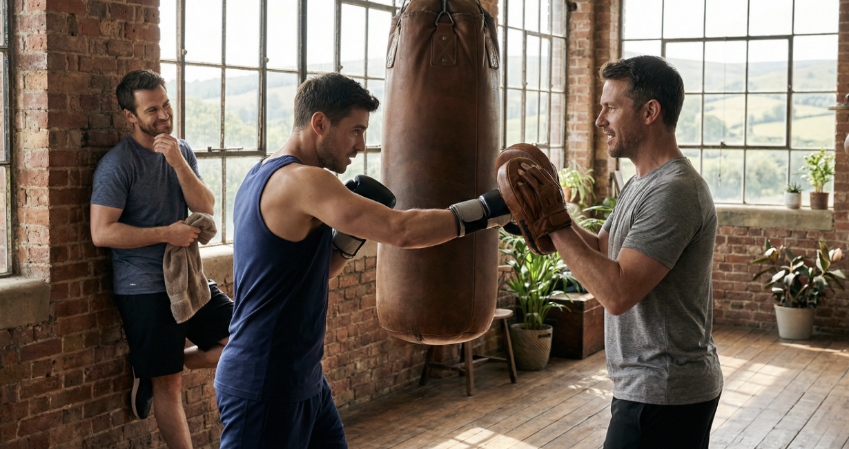 Boxing Therapy for Man in Crisis