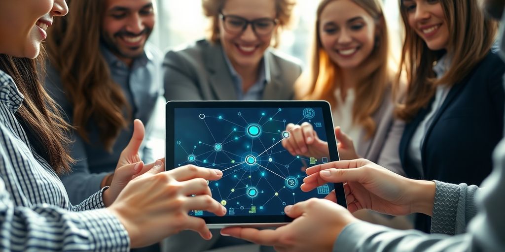 Business growth with Salesforce CRM.