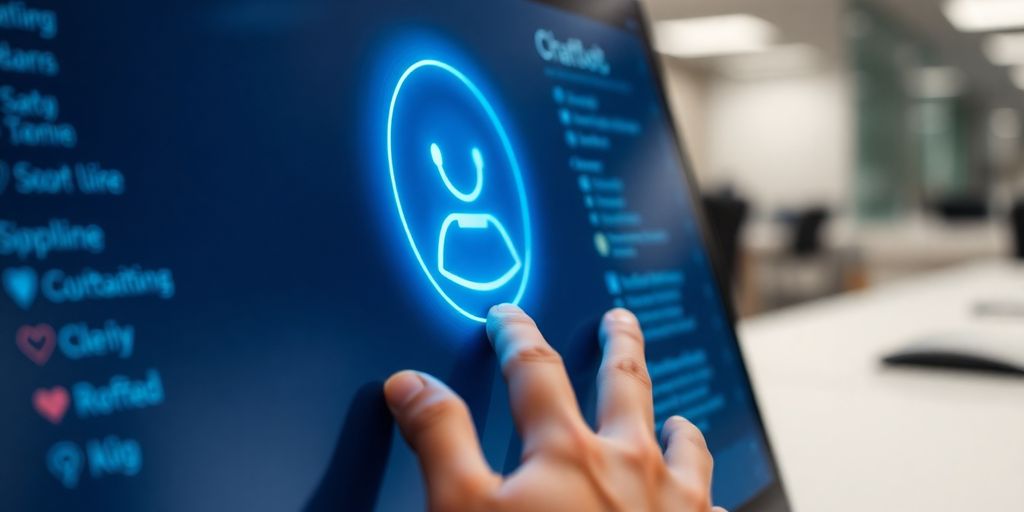 AI chatbot assisting customer