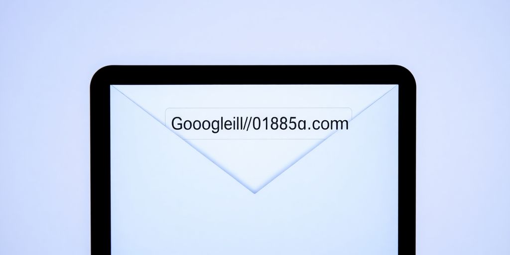 Gmail logo with a professional-looking name.