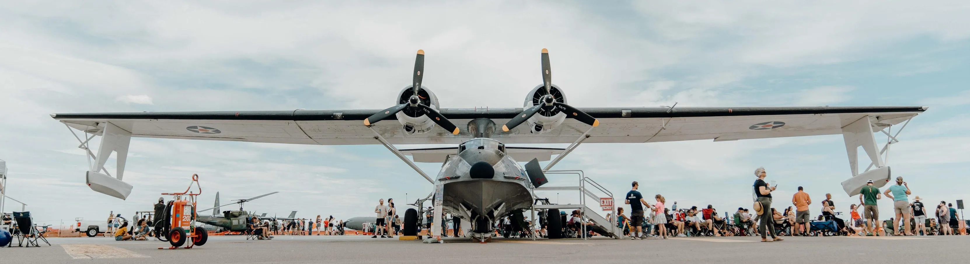 Soaring by the Sea's 1943 PBY-5A Catalina at an event