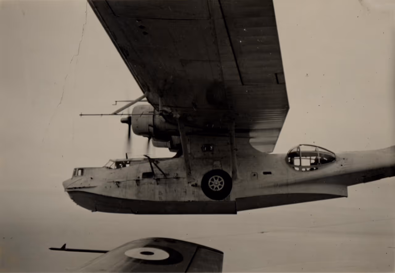 PBY-5A Catalina flying during WWII
