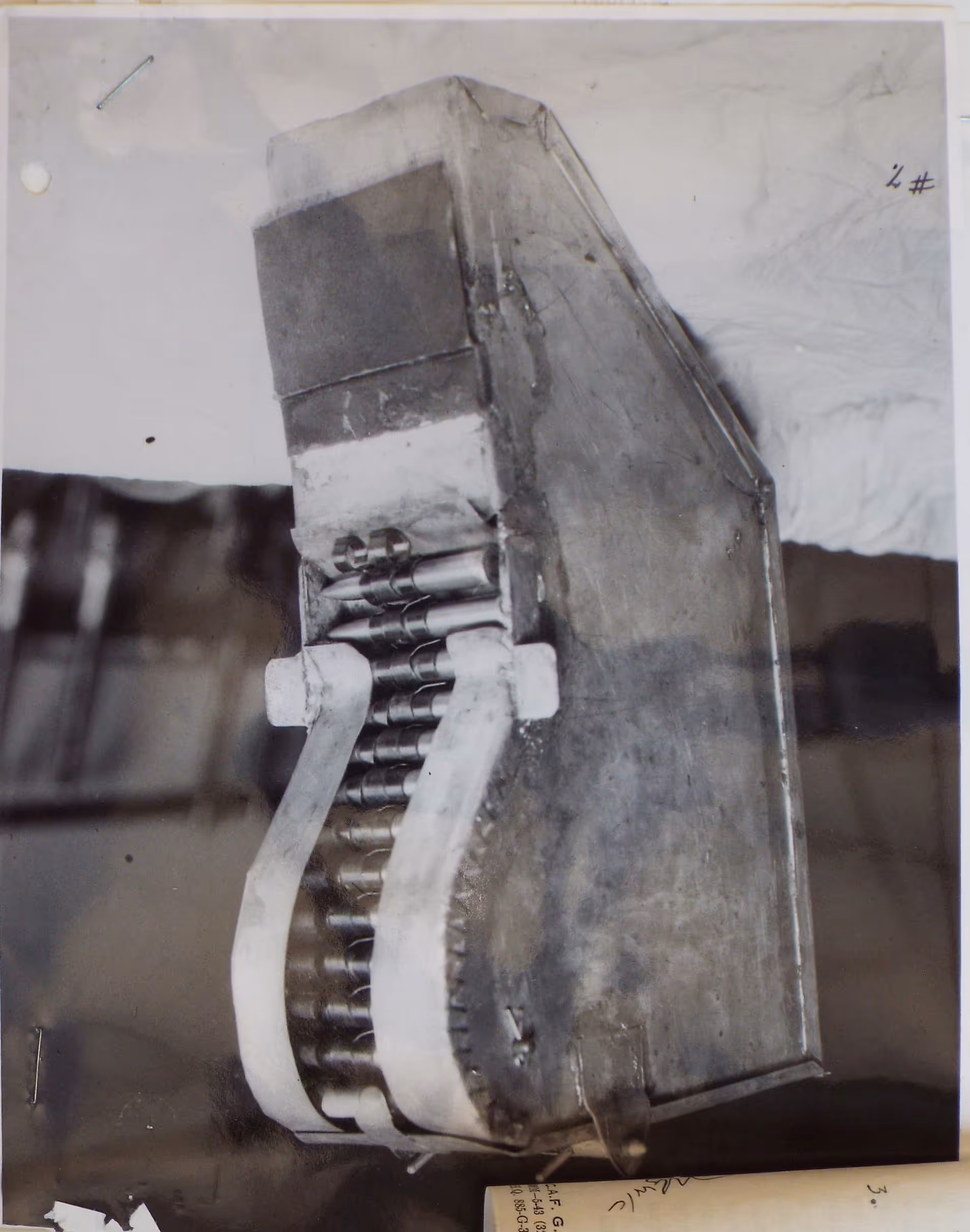 Ammunition loader on PBY-5A Catalina during WWII