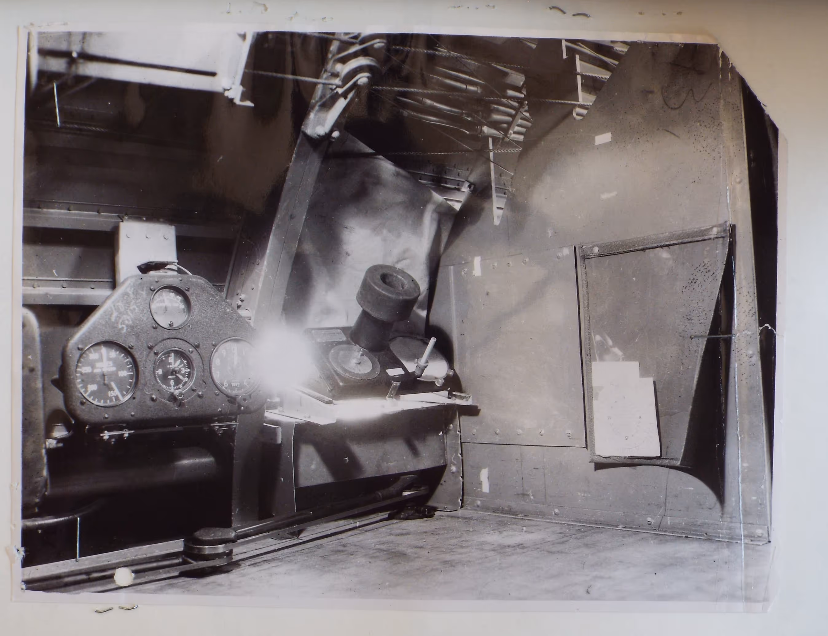 An interior section of PBY-5A Catalina circa WWII