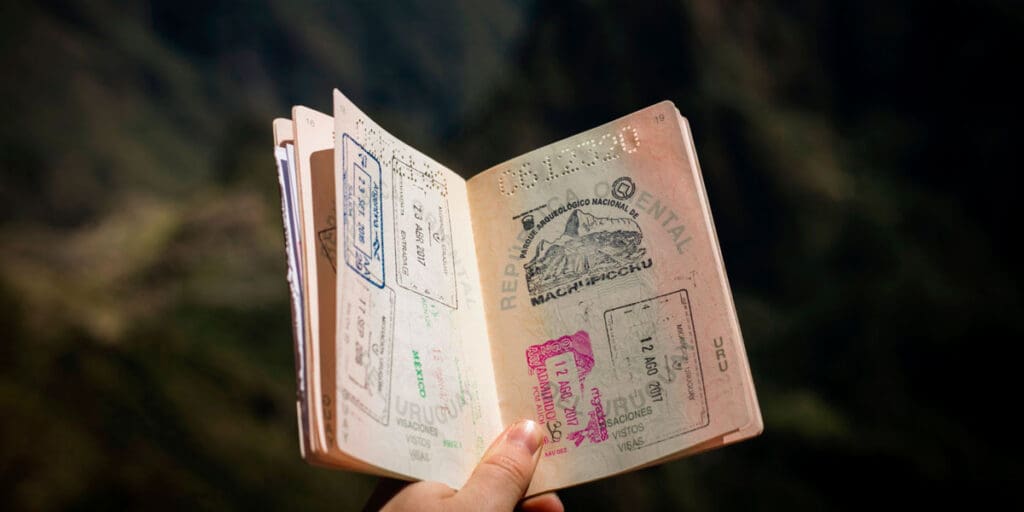 trámite de visa