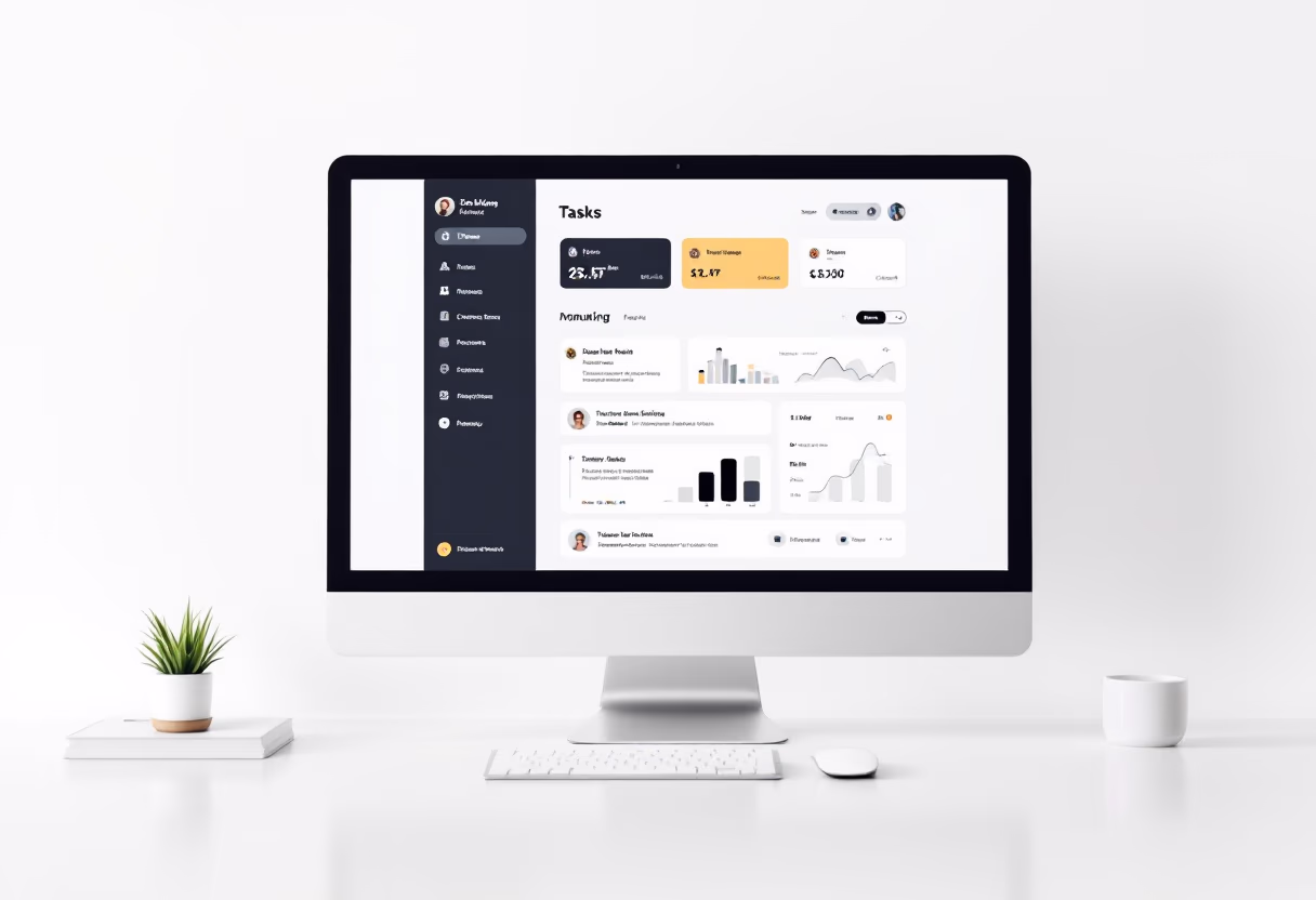 interface of task management module for productivity tools business