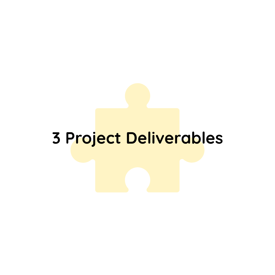 table of contents: 3 project deliverables