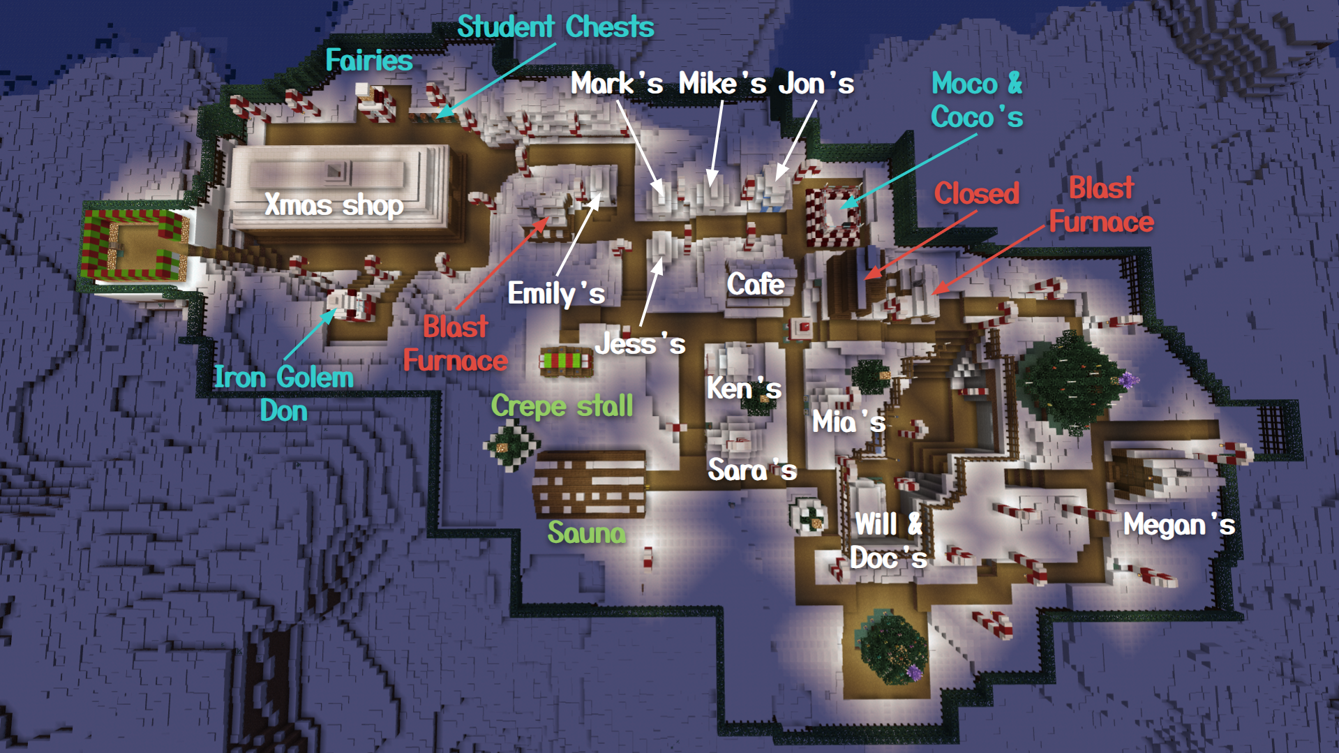 christmas map