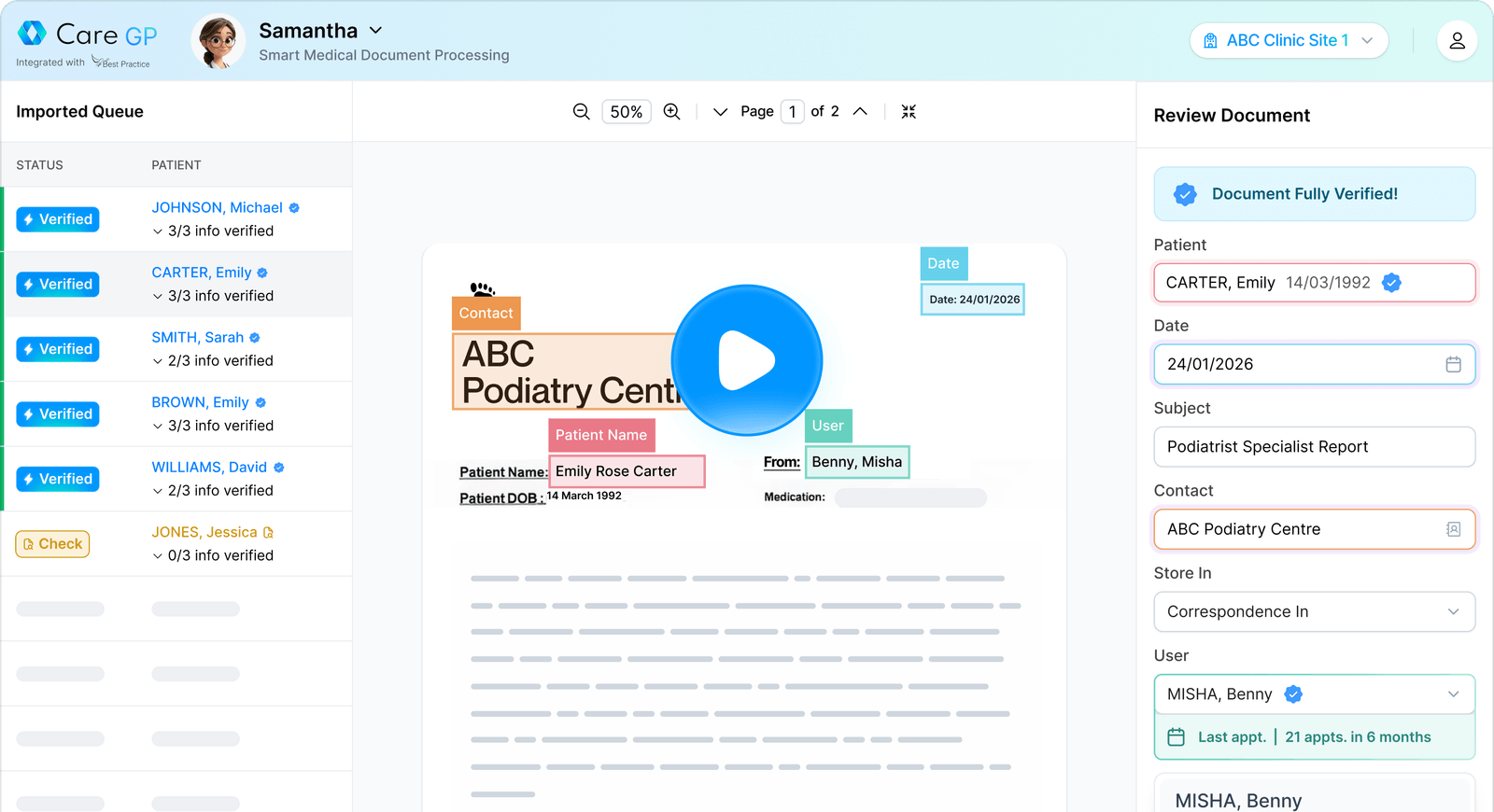 Care GP - AI for GP clinic admin and operations