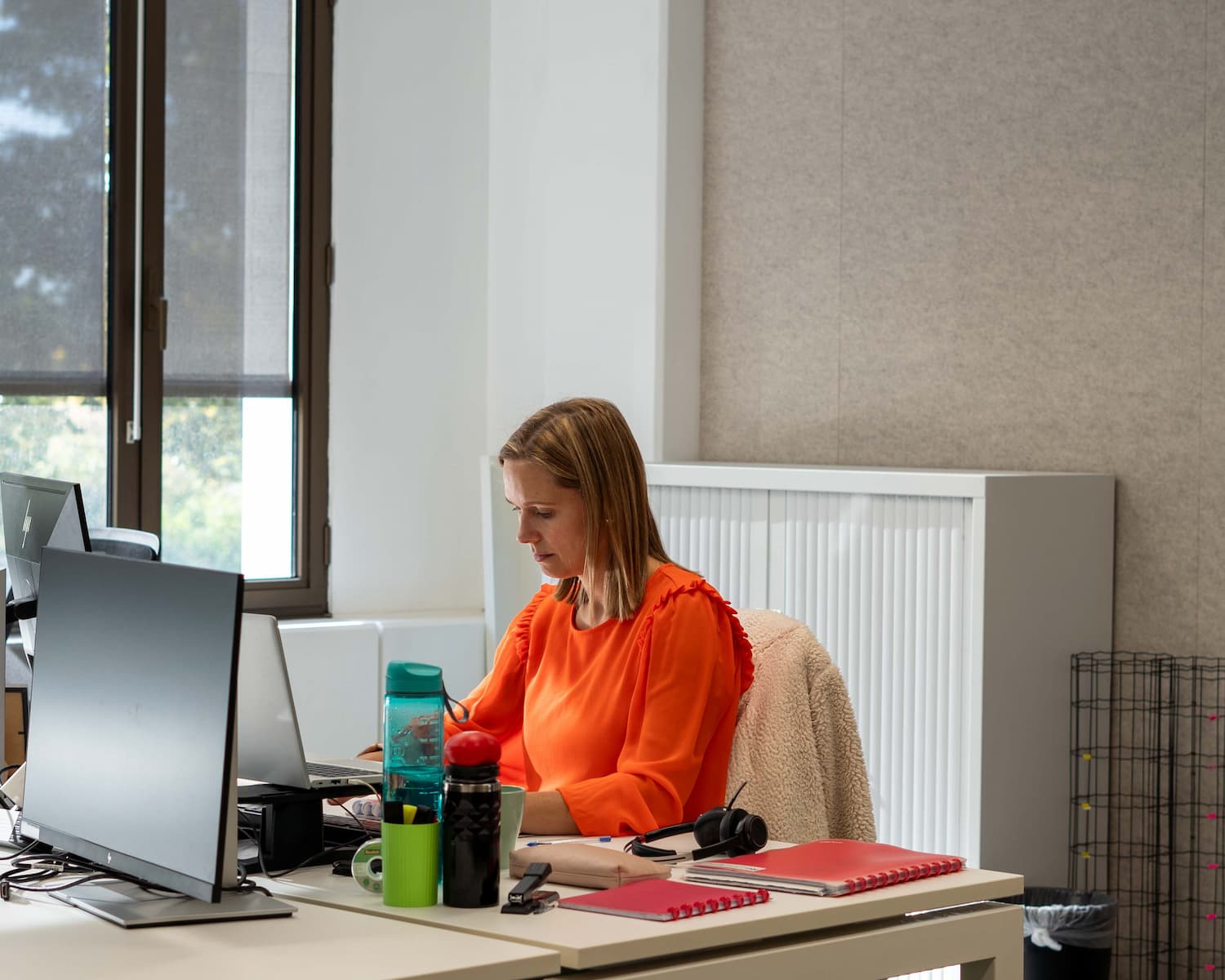Joëlle at our office in Berchem