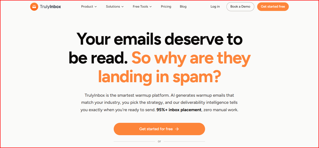 TrulyInbox - Email warmup tool