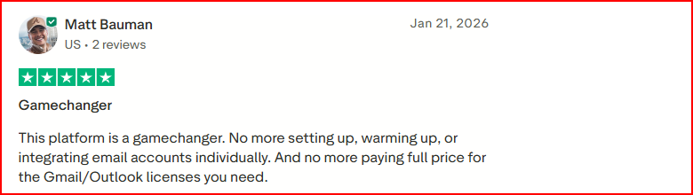 Zapmail user talking about its warmup and integration