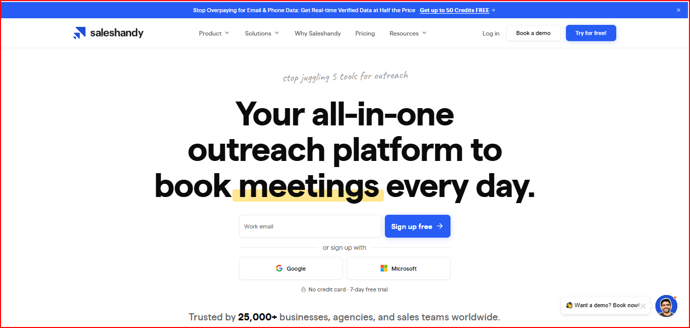 Saleshandy - Multichannel Outreach tool