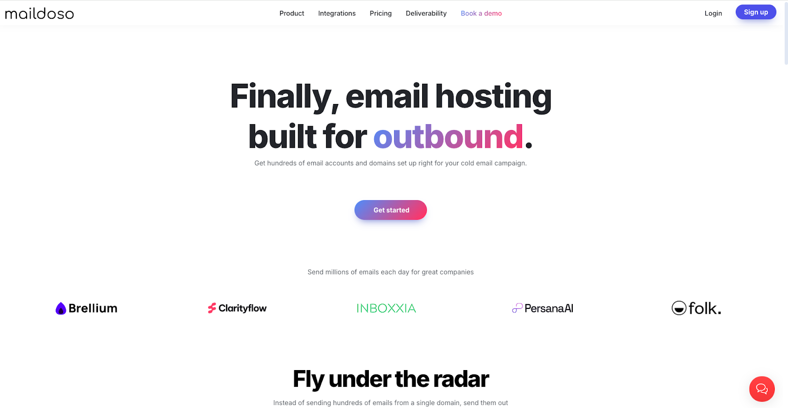 Maildoso Homepage