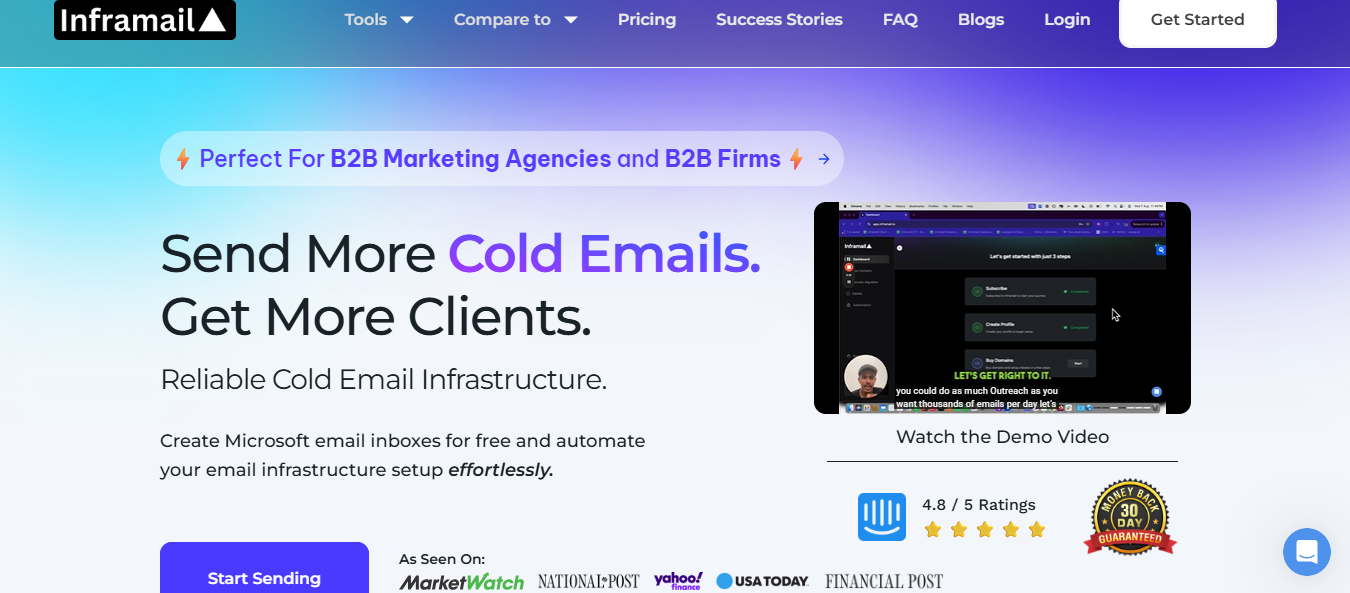 Inframail Homepage