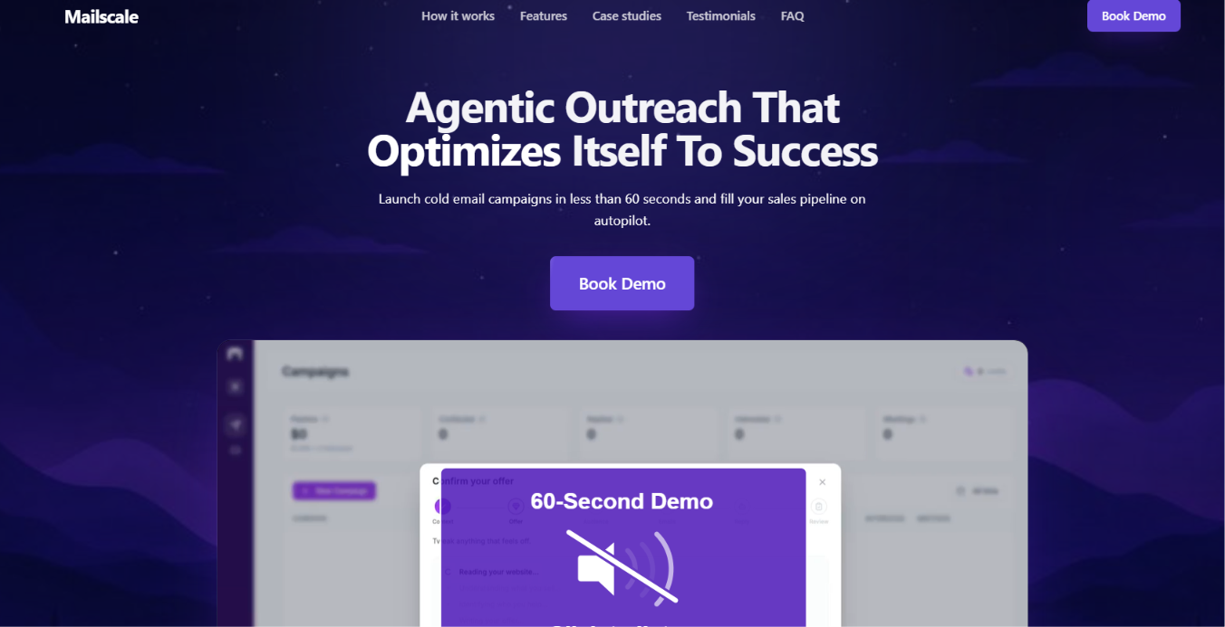 Mailscale homepage