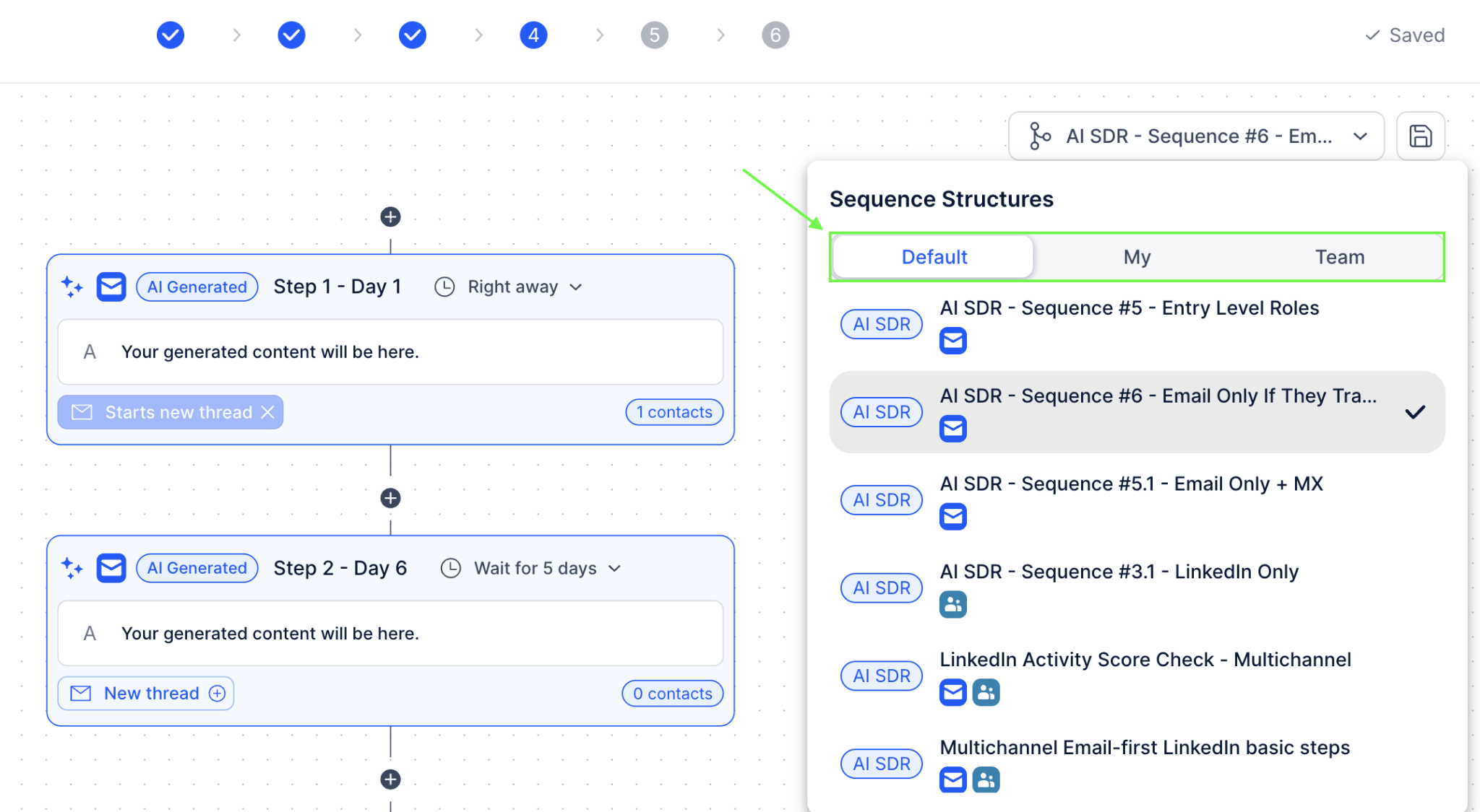 Jason AI outreach sequence example