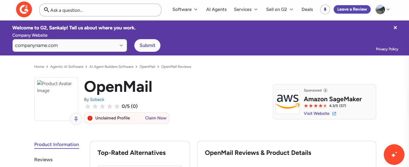 OpenMail G2 Profile