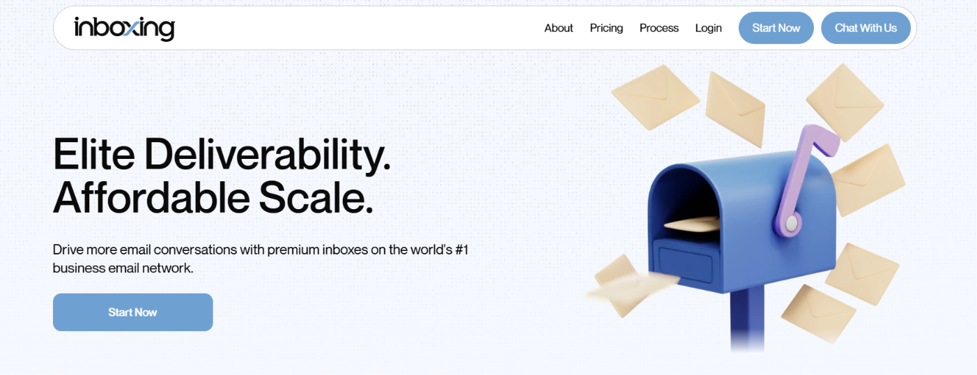 Inboxing homepage
