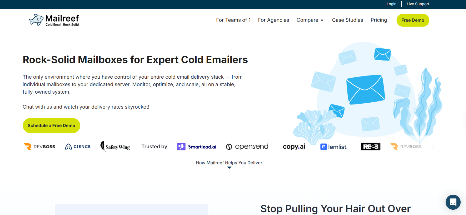 Mailreef homepage